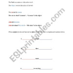 SVO Subject Verb Object ESL Worksheet By Irishgoddess