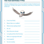 The Four Sentence Types Fun English Worksheets JumpStart