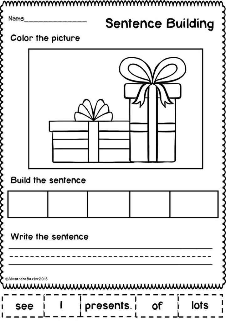 This Resource Is A Selection Of 10 Sentence Building sentence Scramble 