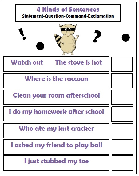 Types Of Sentences Mrs Pape s 4th Grade Classroom