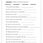 Types Of Sentences Online Worksheet