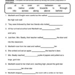 Use The Prepositions Worksheet Have Fun Teaching