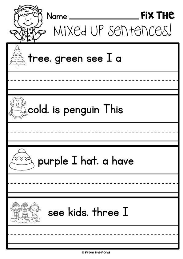 Winter Busy Work More Kindergarten Writing Winter Activities For 