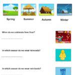 Worksheet To Learn Seasons Learning Worksheets For Kindergarten