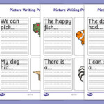 Writing Basic Sentences Worksheet KS1 EYFS Prompts