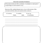 Writing Conclusions Worksheets Draw The Conclusions Worksheet