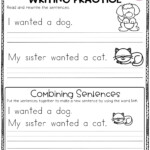 Writing Practice Sheets First Grade Learning How To Read