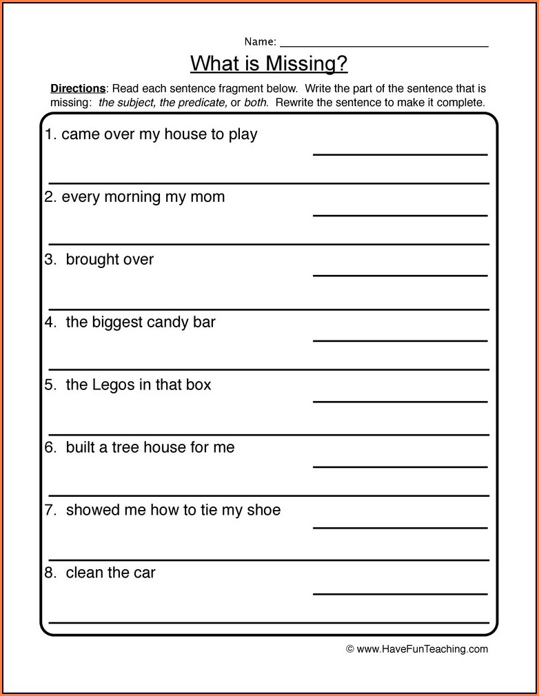 Writing Sentences Worksheets For 1st Grade Pdf Worksheet Resume 