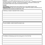 Writing Supporting Sentences Worksheet Have Fun Teaching