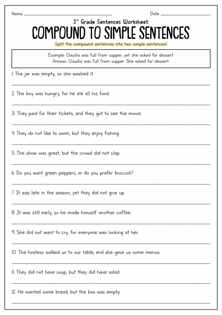 15 Complex Sentence Worksheets 7th Grade Worksheeto