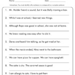 17 Simple Sentence Worksheets 6th Grade Worksheeto