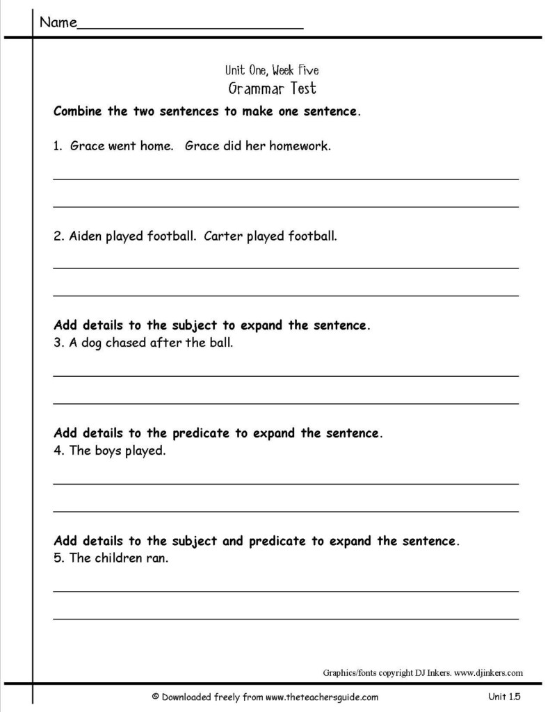 20 Editing Worksheets 2nd Grade Worksheet From Home