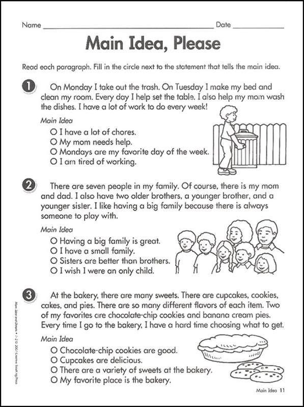 20 Finding The Main Idea Worksheets With Answers Worksheets Decoomo