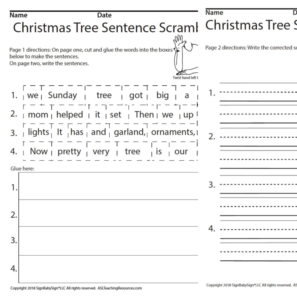 20 Scrambled Sentences Worksheets 3rd Grade Worksheet From Home