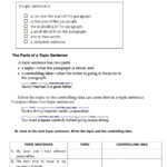 20 Topic Sentences Worksheets Grade 4 Worksheet From Home