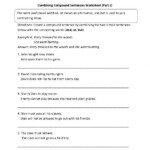 7 Combining Sentences 4Th Grade Worksheets Simple And Compound