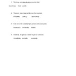 Ackward LY Sentences Worksheet