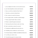 Active Passive English Worksheet 01 STP Books