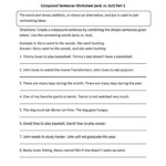 And or And But Compound Sentences Worksheet Complex Sentences