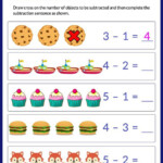 Browse Printable Preschool Subtraction Worksheets Education Com Pre K