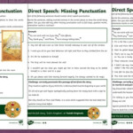 Cole s Kingdom Direct Speech Punctuation KS2 Differentiated Worksheet