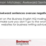 Common Writing Errors Awkward Sentences YouTube
