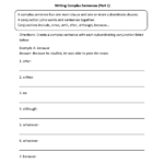 Compound Sentences Worksheet Pdf