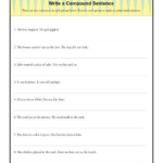 Compound Sentences Worksheets For Grade 5 Foto Kolekcija