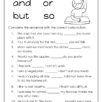 Conjunctions Worksheet Google Search Conjunctions Worksheet