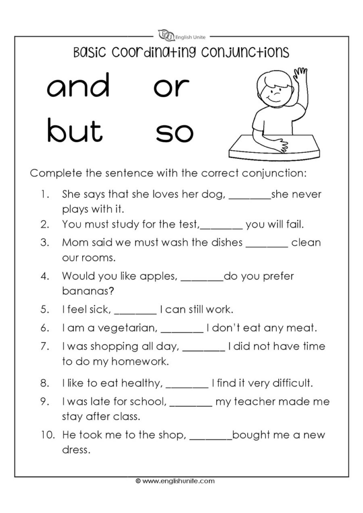 Conjunctions Worksheet Google Search Conjunctions Worksheet 