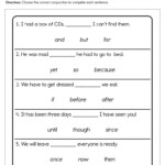 Conjunctions Worksheet Have Fun Teaching