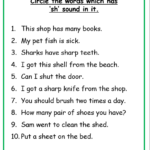 Consonant Digraph Worksheet Consonant Digraphs Worksheet For Third