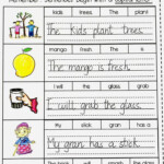 Digraph Sentence Worksheets Free Download Qstion co