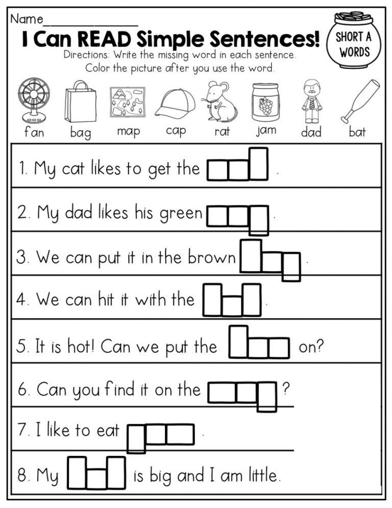 Educational Worksheets For 5 Year Olds Simple K5 Worksheets