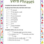 Ejercicio De Verb Phrases