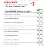 English Grammar Present Simple Questions Word Order Www