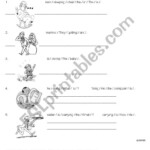 English Worksheets Forming Sentences