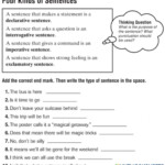 Ficha Online De Kinds Of Sentences Para 4