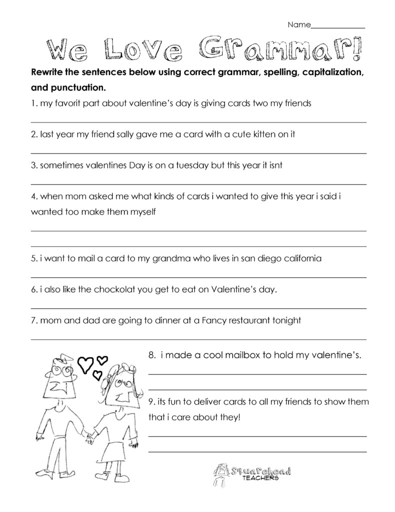 Free Printable Editing Worksheets For 5Th Grade Lexia s Blog