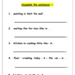 Grade 1 Jumbled Sentences Worksheet K5 Learning Jumbled Sentences