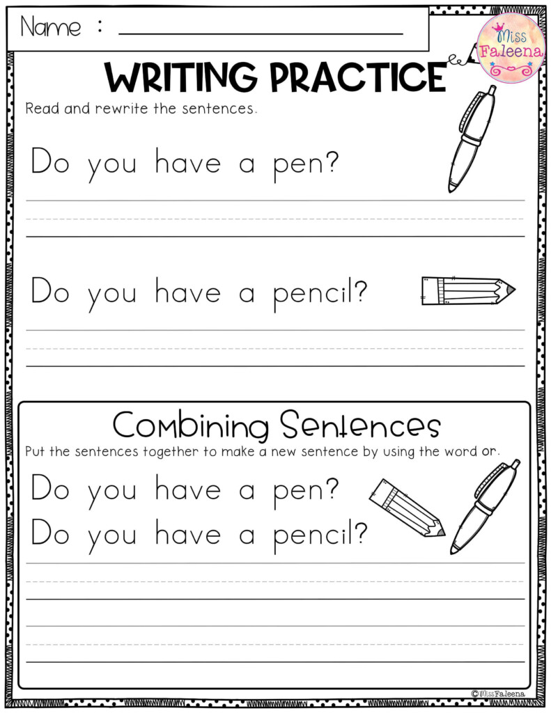 How Do You Write A Sentence Grade 3 Robert Kaufmann s Reading Worksheets