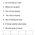 Identifying Nouns In Sentences Worksheet