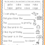 Image Result For Kindergarten Worksheets Phonics Worksheets First