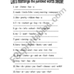Jumbled Words Worksheets For Grade 4 K5 Learning Jumbled Words For