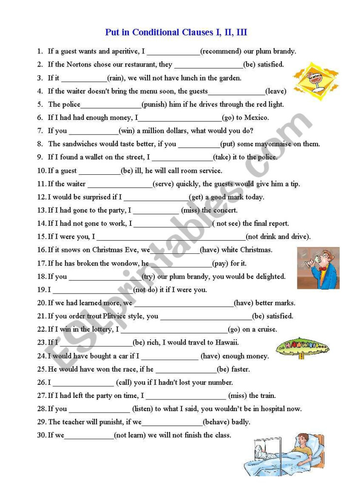 Mixed Conditionals ESL Worksheet By Borna