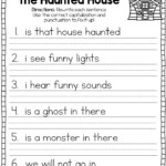 October Fix It Up Sentences Capitals End Punctuation And Commas