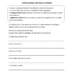 Phrase And Clause Worksheet