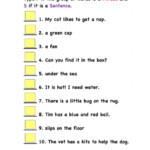 Phrase And Sentence Worksheet