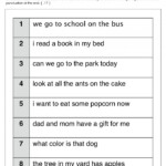 Practice Writing Sentences Worksheets For 1st Grade WorkSheets For