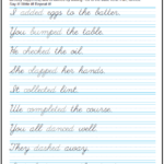 Printable Handwriting Worksheets Manuscript And Cursive Worksheets